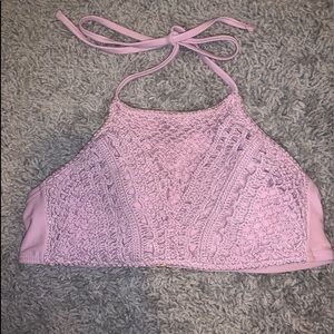 Light Purple high neck bikini top